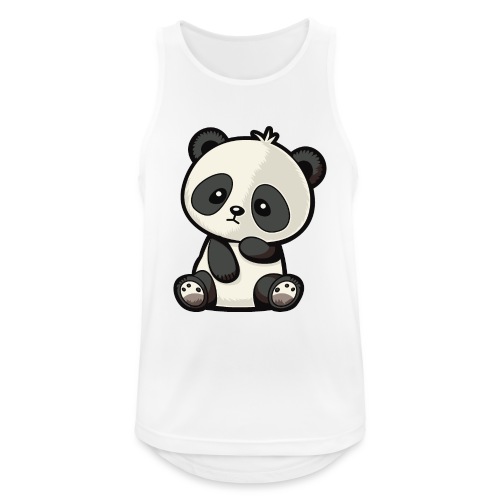 Panda - Männer Tank Top atmungsaktiv