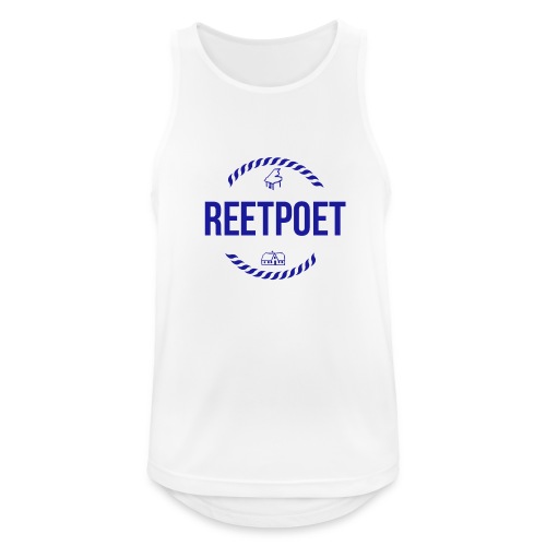 ReetPoet To Go | Logo Blau - Männer Tank Top atmungsaktiv