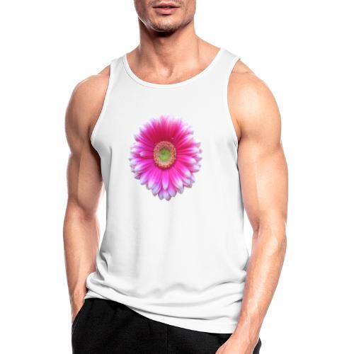 Gerbera pink Blüte Blume Blumenranke floral blumig - Männer Tank Top atmungsaktiv