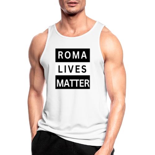 Roma Lives Matter - Männer Tank Top atmungsaktiv