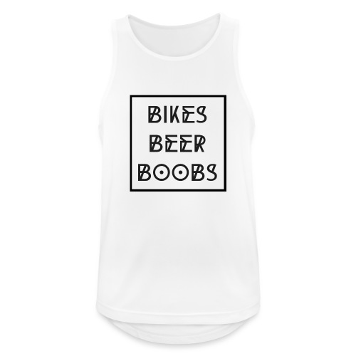 bikes beer boobs - Männer Tank Top atmungsaktiv