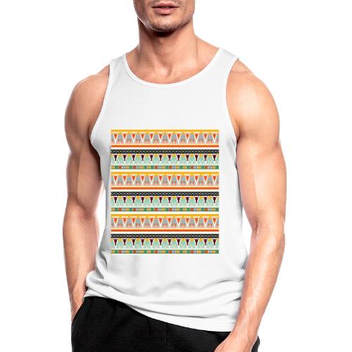 Patrón egipcio III - Camiseta sin mangas hombre transpirable