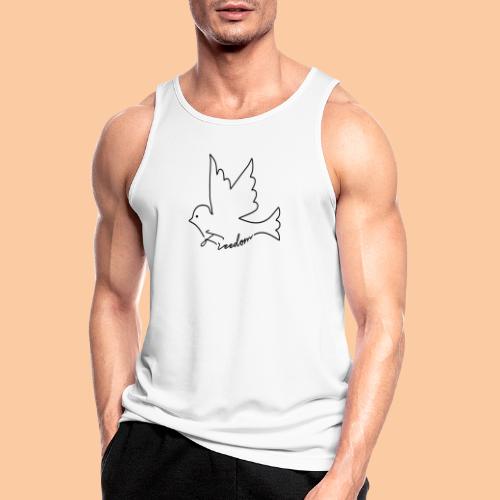 A white dove and peace - Men's Breathable Tank Top