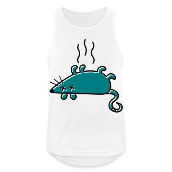 A dead mouse - Men's Breathable Tank Top - white - Front - Nick (188cm)