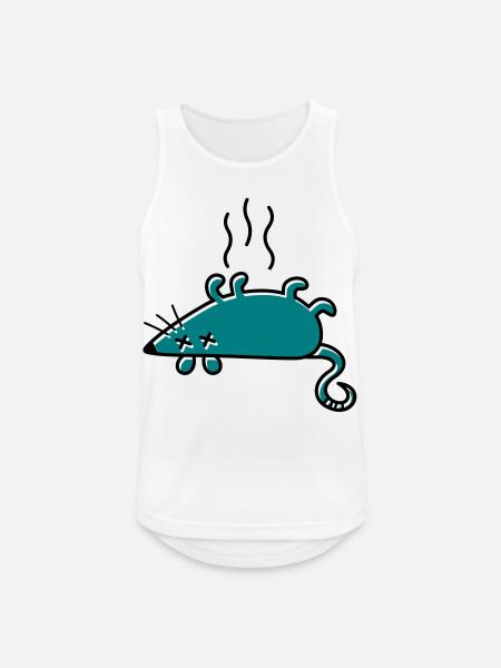 A dead mouse - Men's Breathable Tank Top - white