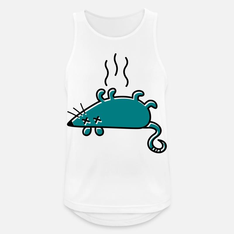 A dead mouse - Men's Breathable Tank Top - white