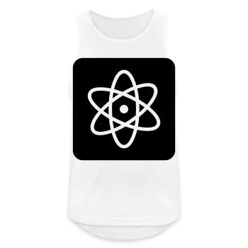 Attention: atomic physics - Men's Breathable Tank Top - white - Front - Nick (188cm)
