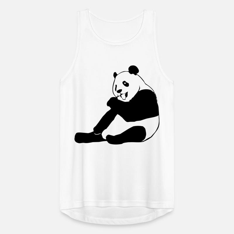 Panda Bear Men's Breathable Tank Top
