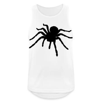 Spiders rampants - Débardeur respirant Homme - blanc - Devant - Nick (188cm)