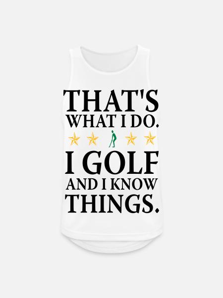 Ich do Golf - Men's Breathable Tank Top - white