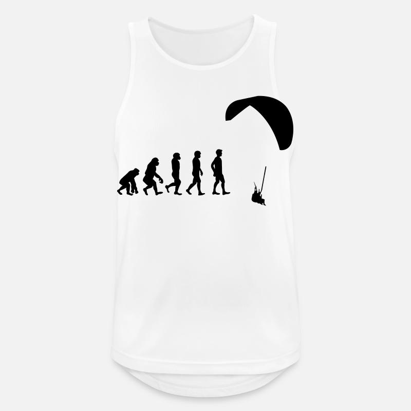 Evolution glider - Men's Breathable Tank Top - white