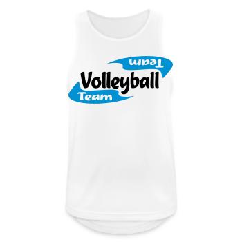 volleyball - Men's Breathable Tank Top - white - Front - Nick (188cm)
