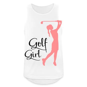 golf - Men's Breathable Tank Top - white - Front - Nick (188cm)