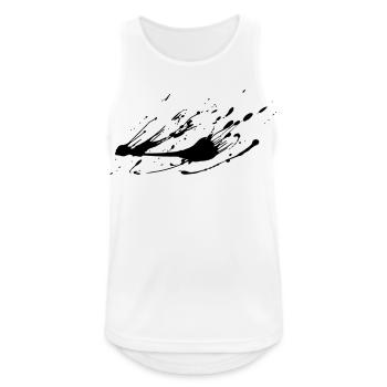 Splash-Bild malen # - Männer Tank Top atmungsaktiv - Weiß - Vorne - Nick (188cm)