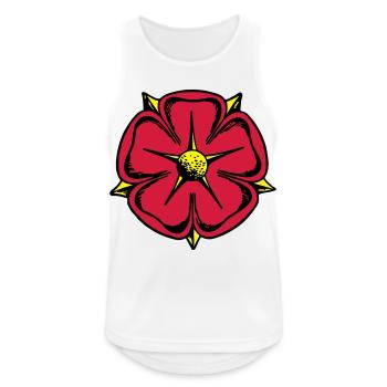 Lippy rose - Men's Breathable Tank Top - white - Front - Nick (188cm)