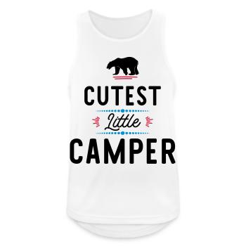 Camper - Männer Tank Top atmungsaktiv - Weiß - Vorne - Nick (188cm)