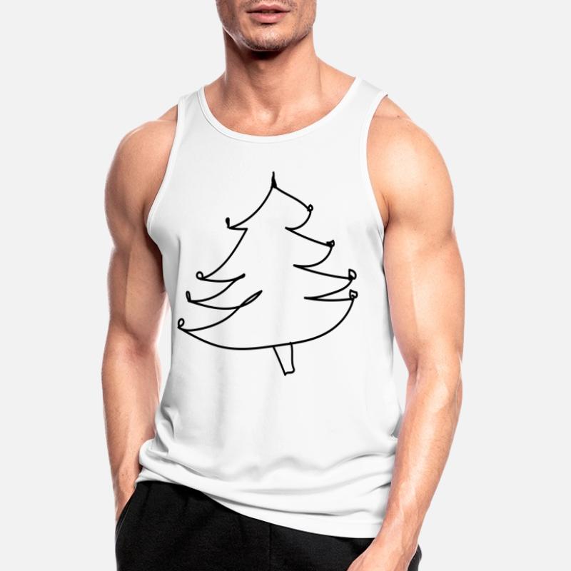 Weihnachtsbaum-Pullover (falscher Weihnachts-Pullover) Männer Tank Top atmungsaktiv