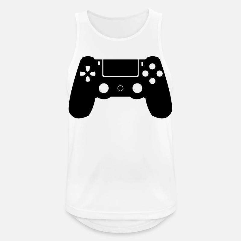 Controller - Men's Breathable Tank Top - white