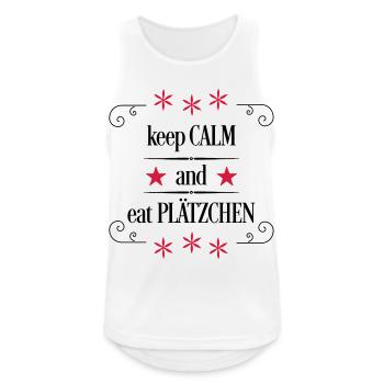 Weihnachten - Männer Tank Top atmungsaktiv - Weiß - Vorne - Nick (188cm)