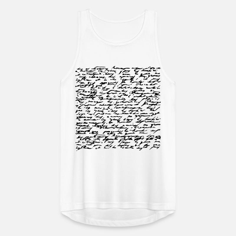 Manuscript Men's Breathable Tank Top