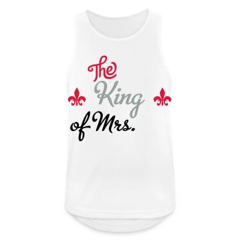 wedding - Men's Breathable Tank Top - white - Front - Nick (188cm)