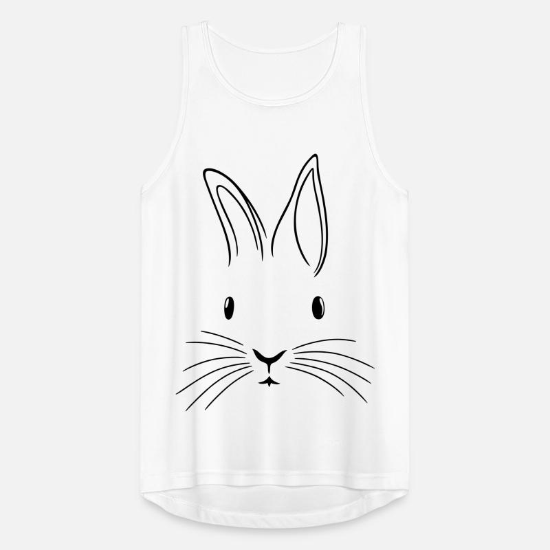 Minimalist Easter Easter Floppy Ear Men's Breathable Tank Top