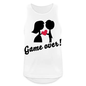 wedding - Men's Breathable Tank Top - white - Front - Nick (188cm)