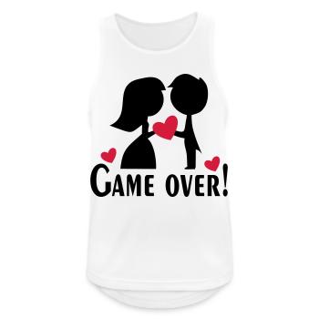 wedding - Men's Breathable Tank Top - white - Front - Nick (188cm)