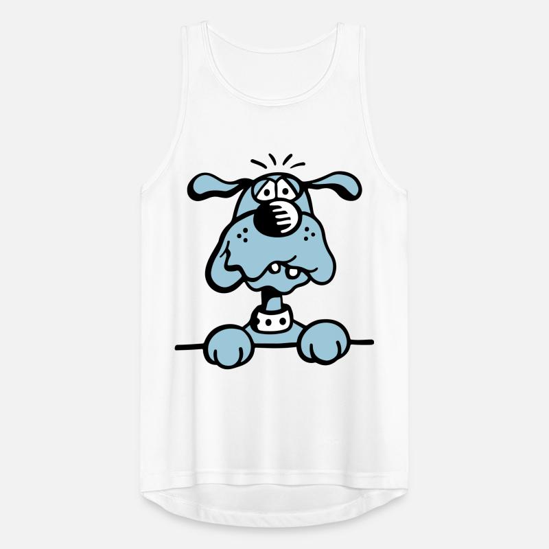 Knuffiges Hündchen Männer Tank Top atmungsaktiv