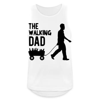 The walking dad - Débardeur respirant Homme - blanc - Devant - Nick (188cm)