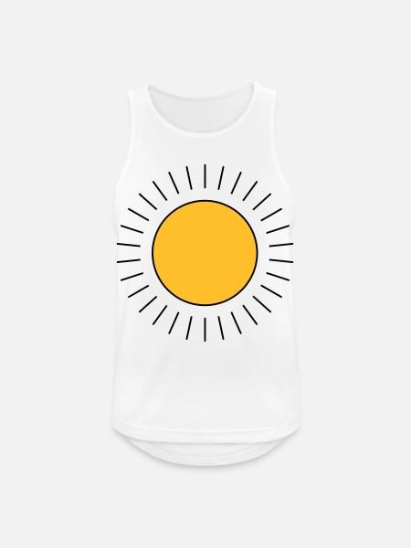 Soleil - Débardeur respirant Homme - blanc