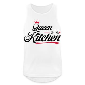 Geschenk für die beste Köchin der Welt - Männer Tank Top atmungsaktiv - Weiß - Vorne - Nick (188cm)