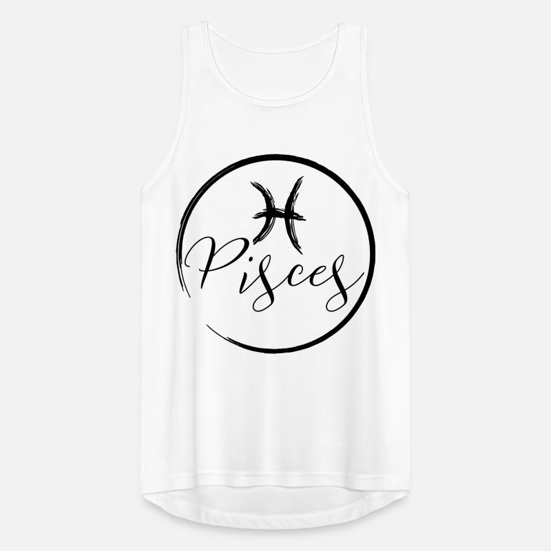Horoscope Pisces Men's Breathable Tank Top
