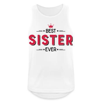 Sister - Men's Breathable Tank Top - white - Front - Nick (188cm)