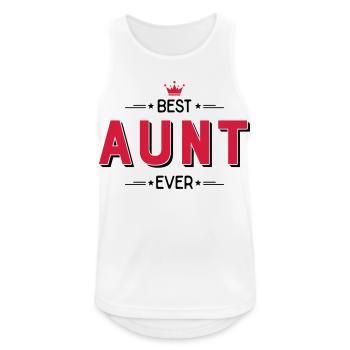 Aunt - Men's Breathable Tank Top - white - Front - Nick (188cm)