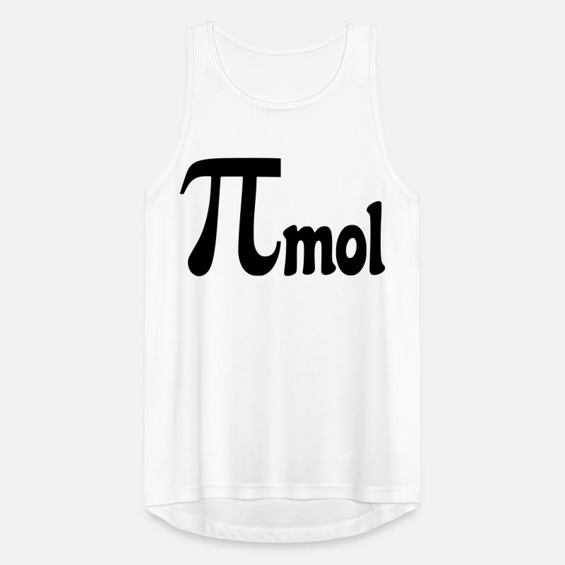 Pi mole for mathematicians, nerds chemistry number # Men's Breathable Tank Top
