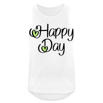 Happy Day - Débardeur respirant Homme - blanc - Devant - Nick (188cm)