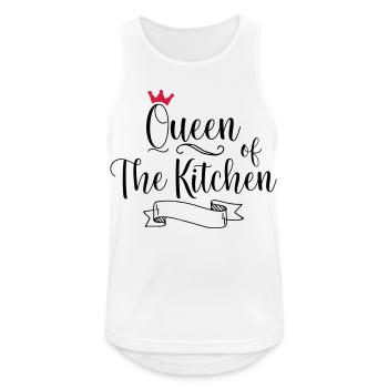 Queen of the Kitchen - Men's Breathable Tank Top - white - Front - Nick (188cm)