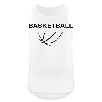 Basket-ball - Débardeur respirant Homme - blanc - Devant - Nick (188cm)