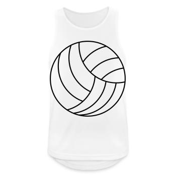 Volley-ball - Débardeur respirant Homme - blanc - Devant - Nick (188cm)