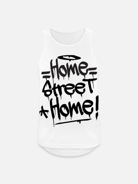 Home Street Home - Männer Tank Top atmungsaktiv - Weiß