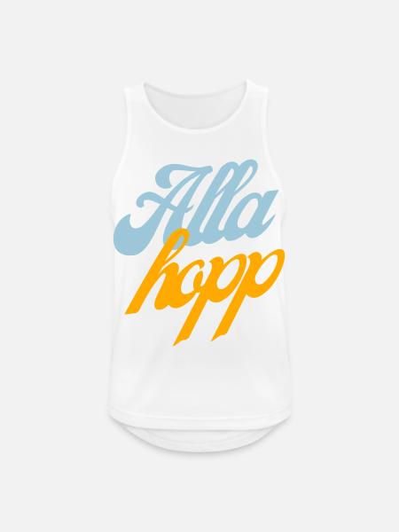 schlappGosch - Men's Breathable Tank Top - white