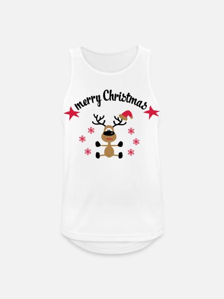 Shirts for Christmas - Men's Breathable Tank Top - white