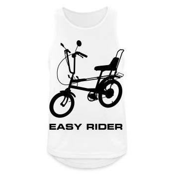 Chopper-Design. - Männer Tank Top atmungsaktiv - Weiß - Vorne - Nick (188cm)