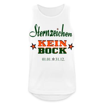 Sternchen Kein Bock Jahreskalender - Männer Tank Top atmungsaktiv - Weiß - Vorne - Nick (188cm)