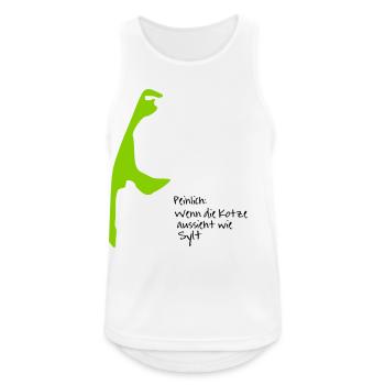 Sylt - Men's Breathable Tank Top - white - Front - Nick (188cm)