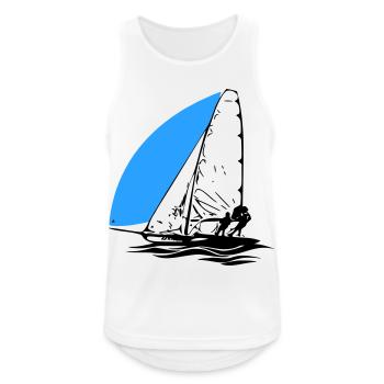 49er Dériveur à voile Régate de voilier Voile Sports de voile - Débardeur respirant Homme - blanc - Devant - Nick (188cm)
