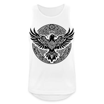Raven Triskel - Black Silence - Men's Breathable Tank Top - white - Front - Nick (188cm)