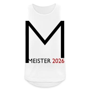 Congratulations on the 2026 championship - Men's Breathable Tank Top - white - Front - Nick (188cm)