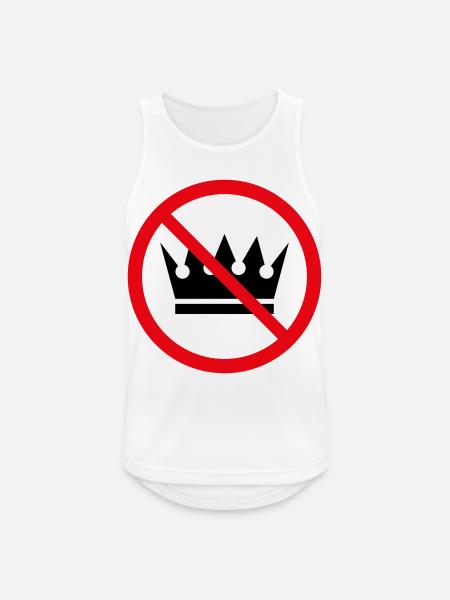 No Kings! (Protest Sign / POS 2C) - Men's Breathable Tank Top - white